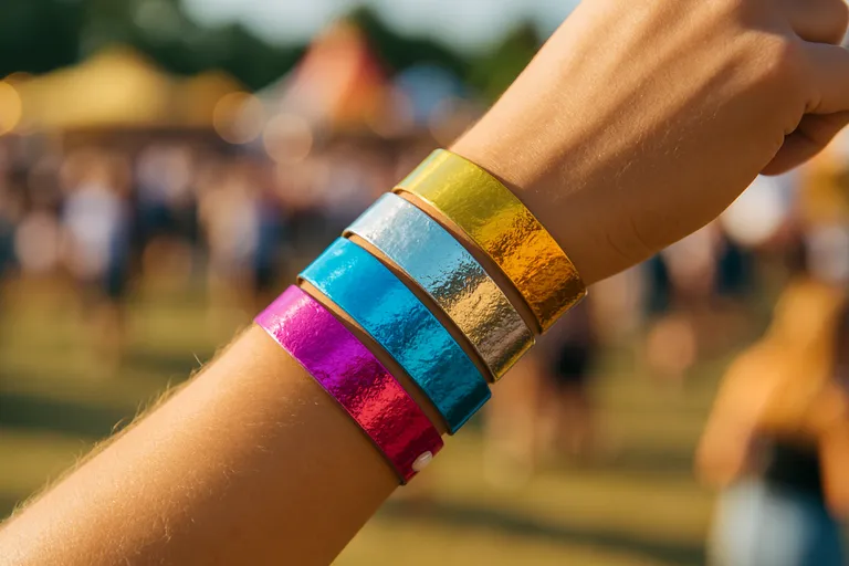 Opvallende metallic polsbandjes voor een sprankelende indruk